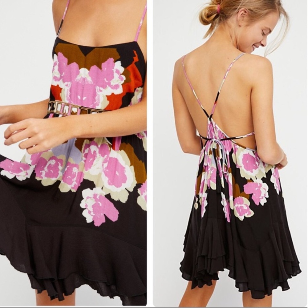 FREE PEOPLE Sweet Lucy Boho Slip Dress Size Small